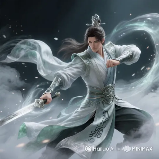 背景缓慢流动 by Hailuo AI Video Generator