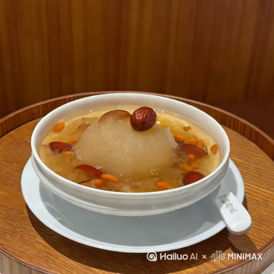 经典卡通美少女战士在视频中出现，并拿起照片中的糖水喝了几口并表现出满意的表情 by Hailuo AI Video Generator