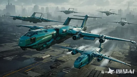 由远到近，慢慢推进镜头，电闪雷鸣 by Hailuo AI Video Generator