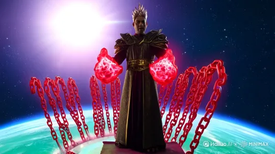 ### 第二章 血色黎明——第一波收割

---

#### 第一节 飞仙星殒  
飞仙星域的黎明是被尖叫声染红的。  
轮回之主站在星穹裂隙边缘，指尖缠绕着七十二道血色锁链。每一根锁链末端都钉入一颗生命古星，如同蛛网上的露珠。当第一缕晨光刺破黑暗时，锁链突然收缩，三千亿生灵的哀嚎声在真空里震荡出诡异的波纹。

**细节风暴**：  
- 被锁链贯穿的"碧水星"地表裂开蛛网状血槽，海洋倒灌进裂缝时蒸腾起粉红色雾气。雾气中浮现出历代修士渡劫失败的残影，他们重复着死亡瞬间的动作，像卡顿的全息投影。  
- 某位大圣燃烧精血冲向裂隙，却在距离轮回之主千里处突然静止。他的皮肤开始匀速剥落，露出布满星图的骨骼——那是至尊在拆解他的生命密码。  
- 青鸾族最后的公主抱着破碎的卵壳歌唱，歌声唤醒了古星深处沉睡的祖灵。但当千丈青鸾虚影腾空时，轮回之主打了个响指，祖灵竟调头扑向自己的血脉后裔。

---

#### 第二节 光明之堕  
光明古星中央神殿内，十万族人跪坐在星髓地板上。他们的眉心镶嵌着菱形晶体，此刻正随着大长老的咒文节奏明灭。  

"以血为桥，奉魂为舟。"  
大长老划开手腕，银白色血液在地面勾勒出《献祭大阵》。阵成刹那，所有族人同时撕裂胸口，跳动的光明之心飘向阵眼。璀璨光柱冲破神殿穹顶时，星域外传来长生天尊的轻笑："善。"

**道德深渊**：  
- 阵眼中的少女突然清醒，试图抓回自己的心脏。但晶体化的手指穿透光团，只扯下一缕缠绕着童年记忆的金线。  
- 大长老在最后一刻犹豫了，他的左眼流出银血，右眼渗出黑泪。分裂的瞳孔倒映出两种未来：左侧是族人化作石像永世供奉，右侧是至尊嚼碎光明星核的狞笑。  
- 叶凡驾驭玄玉台闯入时，献祭已完成九成。他看到漂浮的光明之心正在变异，每颗心脏表面都长出属于长生天尊的轮回印。

---

#### 第三节 圣体裂变  
"你们也配谈光明？！"  
叶凡的怒吼震碎十八重阵法禁制，黄金血气在身后凝结成盘古虚影。九秘符文从毛孔喷涌而出，在虚空交织成混沌杀阵。但当他挥拳砸向献祭阵眼时，异变陡生。

**量子级战斗**：  
1. 行字秘触发的瞬间，叶凡发现自己的左腿留在了0.3秒前的时间线。  
2. 兵字秘操控的万物母气鼎突然反噬，鼎耳化作毒蛇咬住他的颈动脉。  
3. 最致命的是前字秘预见的未来：无论他如何选择，光明星都会在七十二息后爆炸。

"原来如此..."叶凡嘶吼着撕开胸膛，将圣体本源凝成金色长矛。矛身缠绕着他毕生道果，却在触及长生天尊虚影时寸寸崩解。每一块碎片都映出某个被吞噬的文明最后的黄昏。

---

#### 第四节 虚空悲歌  
就在圣血即将流尽时，北斗方向传来青铜棺椁的轰鸣。  
虚空大帝的残躯踏碎星河而来，帝躯上的伤口仍在滴落仙古纪元的黑血。当他抬手施展"虚空放逐"时，光暗至尊发出惊怒交加的嘶吼——整个飞仙星域被折叠成巴掌大的水晶立方体。

**史诗镜头**：  
- 被压缩的星体内，正在啃食星核的至尊牙齿突然卡住。那些被他吞噬的魂魄趁机反扑，在至尊仙台上刻满诅咒符文。  
- 虚空镜的碎片自动重组，镜面映出的不是现在，而是未来某日叶凡手持残镜镇杀至尊的画面。  
- 大帝残念在消散前，将最后的力量注入叶凡断裂的脊骨。刹那间，所有圣体碎片共振发光，在黑暗天幕上拼出完整的河图洛书。

---

#### 第五节 黎明残响  
当第一缕真正的阳光刺破血雾时，幸存的生灵看到了地狱的具象化。  
轮回之主的本体终于降临，他的躯干由三千颗头颅拼接而成，每个头颅都在诵读不同文明的悼词。被吞噬的飞仙星域没有消失，而是化作他王冠上的装饰——那些破碎的大陆板块仍在重复毁灭瞬间的景象。

**终幕震颤**：  
- 盖九幽在此时拨动帝兵"九幽琴"，琴弦割开自己眉心。流淌的帝血在虚空书写《葬天曲》，音符具现成锁链缠住至尊双足。  
- 青帝遗留的荒塔突然震动，塔底飘出一枚青铜钥匙，精准插入叶凡胸口的圣体枷锁。  
- 在彻底昏迷前，叶凡听到万物母气鼎内传出狠人的叹息："现在，你终于看见真正的黑暗了..." by Hailuo AI Video Generator