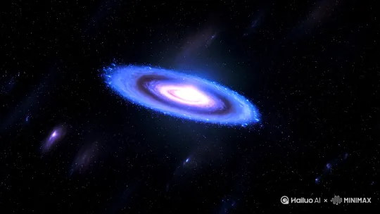 漩涡型的星系[推进][推进][推进][推进] by Hailuo AI Video Generator