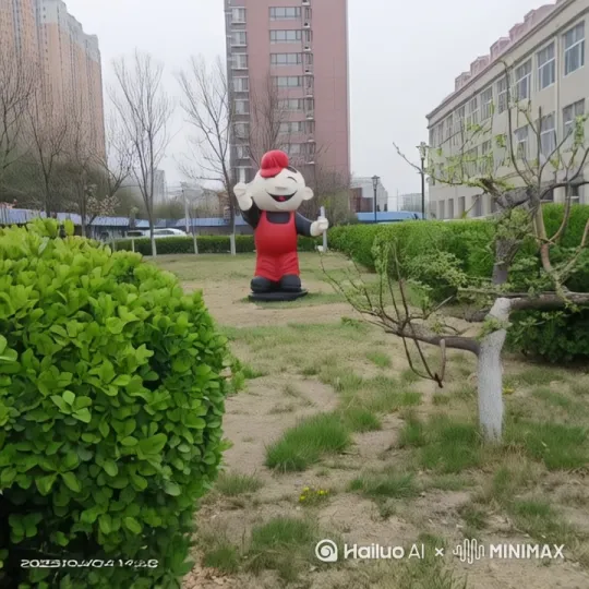 镜头拉远，画面中的婴儿站起来，双手举起晃动，两只脚站立着，有节奏地踮脚跳舞。 by Hailuo AI Video Generator