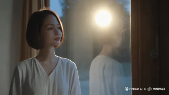 将这个图片生成视频，并读出静夜思床前明月光疑是地上霜举头望明月低头思故乡 by Hailuo AI Video Generator