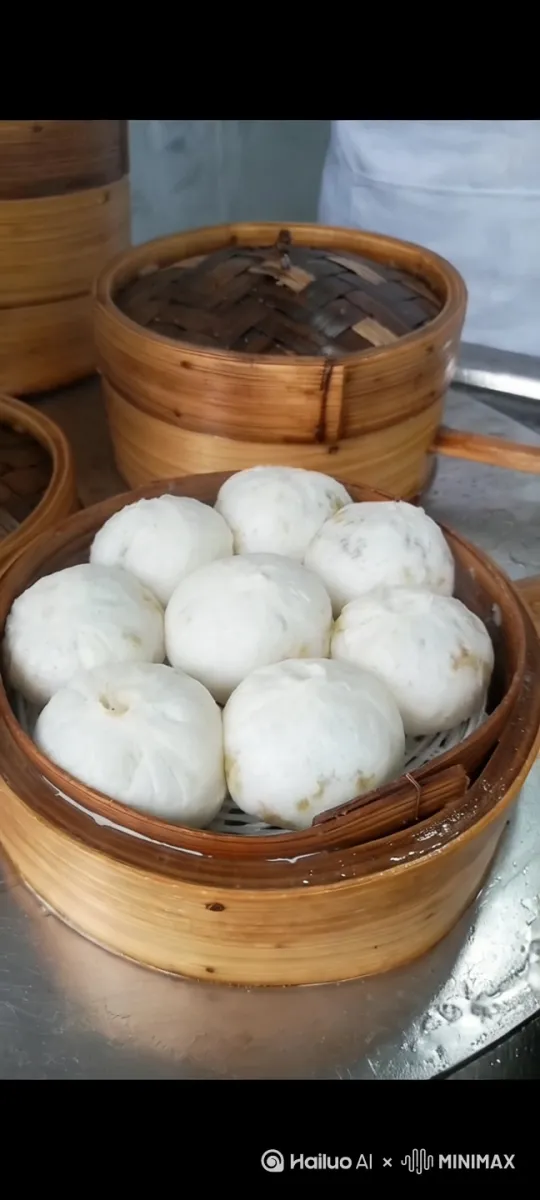 刚刚出笼的老面小笼包 by Hailuo AI Video Generator