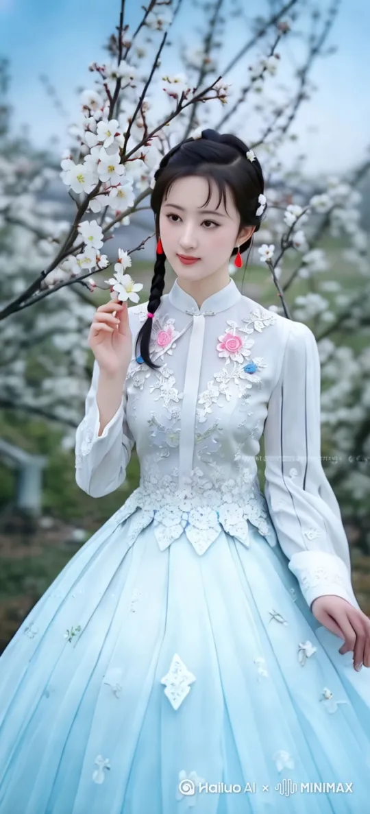 美女在唱歌跳舞。 by Hailuo AI Video Generator