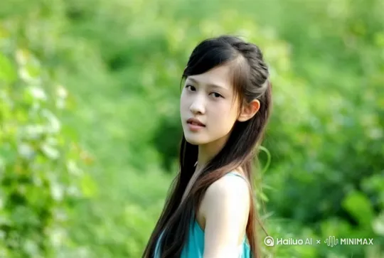 [左移,右摇,跟随]让她动起来 眼睛眨一眨 自然一点 精致一点 by Hailuo AI Video Generator
