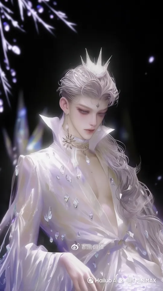 五官精致，头发飘动，人鱼，海底 by Hailuo AI Video Generator