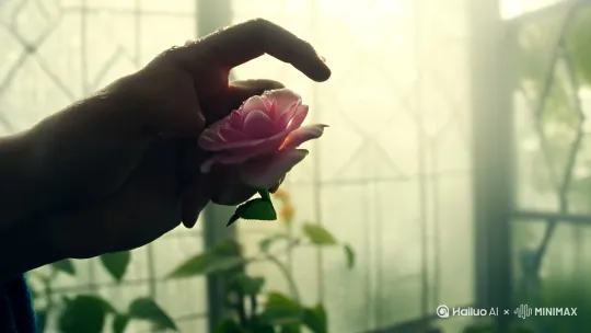 【第一篇章·朝露之爱】
 
场景1：晨雾中的玻璃花房
 
 
 
长镜头跟随指尖抚过凝结水珠的玫瑰花瓣（特写）
 
穿插回忆片段：逆光剪影中少年少女共读《窄门》的画面
 
转场：书页翻动带出老照片褪色特效
 
 
 
场景2：午夜电话亭
 
 
 
旋转镜头展现霓虹灯下的透明雨伞
 
雨滴在听筒边缘坠落的升格镜头（配合忙音特效音）
 
文案投影："我们错把时差当作永远"
 
 
 
【第二篇章·残阳之爱】
 
场景3：废弃天文台
 
 
 
广角镜头仰拍锈蚀的天文望远镜
 
交叉剪辑：星空延时摄影与旧胶片里两人观星片段
 
声效：磁带倒带声渐变为宇宙白噪音
 
 
 
场景4：地铁隧道
 
 
 
第一视角穿越光斑的移动镜头
 
车窗倒影中重叠的不同时空人物形象
 
文字动画："有些告别写在相遇的车票上"
 
 
 
【第三篇章·永夜之爱】
 
场景5：冰封湖面
 
 
 
航拍视角下裂纹蔓延的冰层
 
慢动作捕捉冰棱坠入深水的瞬间（ASMR收音）
 
光影：月光穿透冰面的丁达尔效应
 
 
 
场景6：图书馆废墟
 
 
 
推轨镜头扫过坍塌的书架
 
特写泛黄信笺上的隐形字迹（紫外线照射显现）
 
画外音："时间是最温柔的刽子手"
 
 
 
【终章·三重镜像】
 
蒙太奇组合：
 
① 不同年代的同款怀表齿轮转动
 
② 镜面破碎重组过程
 
③ 沙漏反复翻转的特写
 
收尾镜头：日记本被风掀至空白页，钢笔自动书写"...第四爱是遗憾本身" by Hailuo AI Video Generator