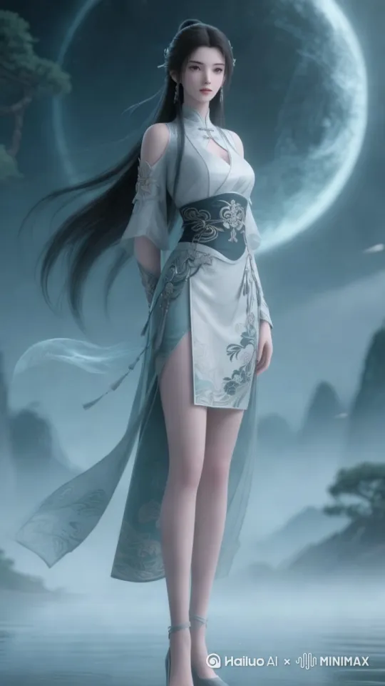 图中人物缓缓走来，动作自然流畅[右移,左摇,跟随][左移,右摇,跟随] by Hailuo AI Video Generator