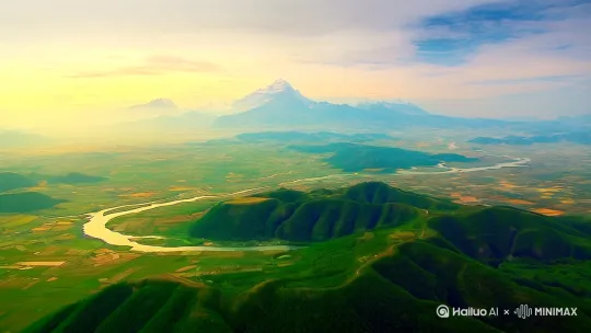 Opening Scene
（镜头缓缓推进，展现中国广袤的大地，山川、河流、森林、草原依次出现，背景音乐是悠扬的中国风音乐）
Narrator : Welcome to the beautiful China, a land of breathtaking landscapes and rich cultural heritage. In this short video, we will take you on a journey to explore the wonders of this amazing country.
Scene 1: Mountains
（镜头切换到壮丽的山脉，如喜马拉雅山脉、黄山等）
Narrator : China is home to some of the most majestic mountains in the world. The Himalayas, with Mount Everest as its crown jewel, is a symbol of nature's grandeur. The Yellow Mountains, with its unique pine trees and sea of clouds, is a paradise for hikers and photographers. These mountains not only offer stunning views but also play a vital role in shaping China's climate and ecosystem.
Scene 2: Rivers
（镜头切换到奔腾的河流，如长江、黄河）
Narrator : The rivers of China are the lifeblood of the country. The Yangtze River, the longest river in Asia, flows through 11 provinces and cities, nourishing the land and people along its banks. The Yellow River, known as the cradle of Chinese civilization, has a long and storied history. These rivers have witnessed the rise and fall of dynasties and continue to be an essential part of China's development.
Scene 3: Ancient Architecture
（镜头切换到古老的建筑，如故宫、长城等）
Narrator : China's ancient architecture is a testament to the ingenuity and craftsmanship of its people. The Forbidden City, with its grand palaces and intricate designs, was the home of emperors for over 500 years. The Great Wall, stretching over 13,000 miles, is a symbol of China's resilience and determination. These architectural wonders have stood the test of time and continue to attract millions of visitors from around the world.
Scene 4: Modern Cities
（镜头切换到繁华的现代城市，如上海、深圳等）
Narrator : While China has a rich history, it is also a country of modernity and innovation. Cities like Shanghai and Shenzhen are at the forefront of China's economic development. With their towering skyscrapers, advanced transportation systems, and vibrant cultural scenes, these cities are a perfect blend o by Hailuo AI Video Generator