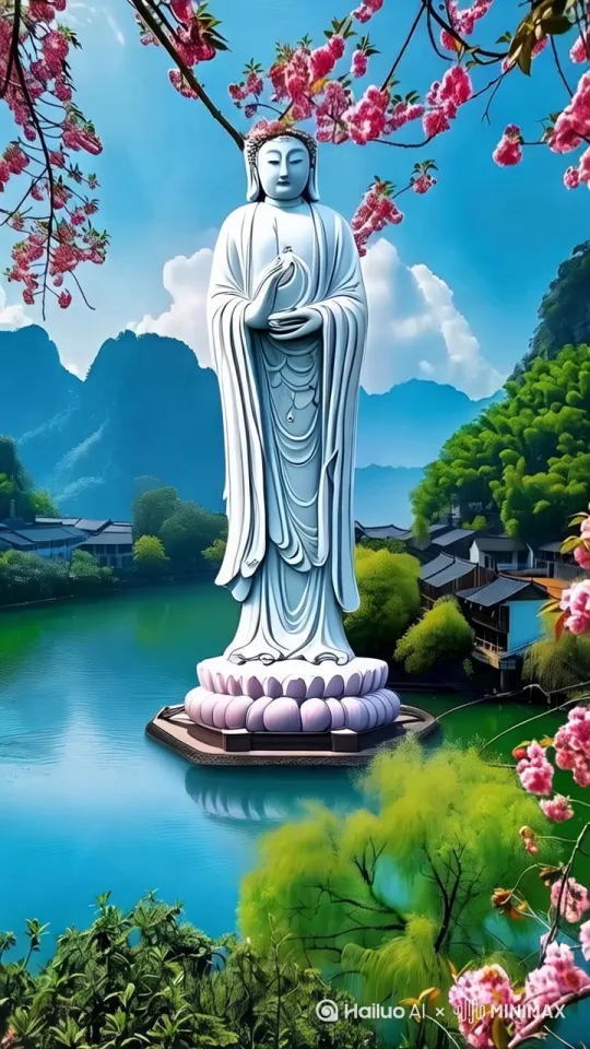 菩萨360度来回旋转 by Hailuo AI Video Generator