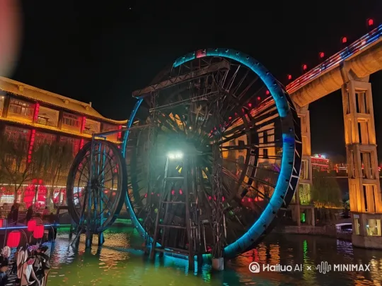 让风车转起来，水流动起来 by Hailuo AI Video Generator