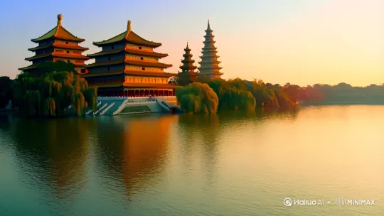 生成几生成几张颐和园的美景图画。 by Hailuo AI Video Generator