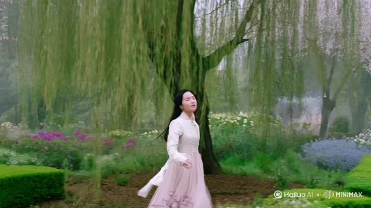 林黛玉倒拔垂杨柳 by Hailuo AI Video Generator