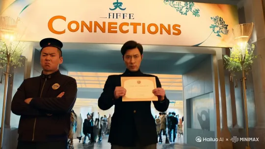 短视剧本：《关系户》
场景 1：关系户小说大赛现场入口

（镜头从大赛横幅缓缓下移，聚焦在入口处的保安和贾小作家）

保安（双手交叉，审视着贾小作家）：
你谁呀？

贾小作家（自信地微笑，递上获奖证书）：
我是贾小作家，我获得关系户文学大赛特等奖，现在来领奖。

保安（接过证书，怀疑地看了一眼）：
我还是真大作家呢。

（镜头特写：保安翻看证书，眉头微皱）

保安（把证书还给贾小作家，挥手示意他进去）：
进去吧，进去吧。

场景 2：大赛会场内

（镜头跟随贾小作家进入会场，背景是热闹的颁奖典礼）

（评委们正在讨论，看到贾小作家进来，面露疑惑）

评委二（皱眉，指向贾小作家）：
你是谁？来干嘛？

贾小作家（微笑，礼貌地点头）：
我是贾小作家，来领奖。

评委一（愤怒地站起来）：
你干嘛姓贾，害我们给错了奖！

贾小作家（无奈地摊手）：
我祖宗姓都贾，难道让我姓真？

（评委们面面相觑，评委二露出不耐烦的表情）

评委二（挥手，不耐烦地）：
滚蛋吧，贾小作家，这奖不是给你的。

（镜头特写：贾小作家一脸错愕）

贾小作家（试图争辩）：
可是我的作品……

（评委们不再理会，保安上前）

保安（粗鲁地抓住贾小作家的胳膊）：
走吧，走吧，别在这儿捣乱。

（镜头跟随贾小作家被推出会场，背景音渐渐模糊）

场景 3：颁奖典礼重新开始

（镜头切换回会场，评委们重新站到台上，假大作家走上台）

主持人（热情洋溢地）：
现在，让我们欢迎真正的特等奖获得者——假大作家！

（台下响起热烈的掌声，假大作家微笑致意）

假大作家（接过奖杯，微笑）：
感谢评委们的厚爱，感谢大家的支持。

（镜头特写：假大作家手中的奖杯闪闪发光）

假大作家（继续）：
这个奖不仅属于我，也属于所有热爱文学的人。

（台下再次响起掌声，镜头缓缓拉远）

场景 4：会场外

（镜头切换到会场外，贾小作家站在门口，神情落寞）

贾小作家（自言自语，苦笑）：
看来，文学的世界也不全是公平的。

（镜头缓缓拉近，贾小作家的背影渐渐消失在人群中）

（背景音乐渐渐响起，镜头定格在会场外的横幅上）

（画面渐暗，字幕出现：）

“在文学的世界里，真正的才华或许会被埋没，但热爱永远不会褪色。” by Hailuo AI Video Generator