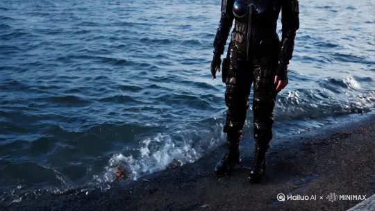 海水突然漫过她的战靴,纳米纤维在脚踝处开始逆向溶解。当面具被电磁锁强行扯落的瞬间,阿尔芭嗅到了跳蚤特有的腥甜——改良后的埃及斑跳蚤正从战衣夹层涌出,这些携带神经抑制剂的生物兵器让她膝盖发软。暴徒的钢靴碾碎了她掉落的口红管,那是母亲临终前送的迪奥999。 by Hailuo AI Video Generator