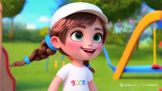 可爱，热情，活力，爱跳舞的小女孩 by Hailuo AI Video Generator