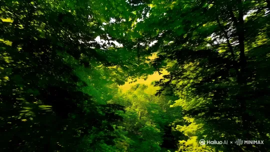 [推进]树林，[推进,上升]冲出森林，[下摇,推进][下摇,推进]冲出草原，[上摇,推进]进到城堡天台上，[下摇,下降,跟随]城堡天台上一个美女身穿白色裙子，[右移,左摇,跟随]她在城堡天台上坐着深情地拉着大提琴，太阳的阳光柔和的打在她身上，优雅而美好，[右移,左摇,跟随]一只似人化的可爱比熊坐在地上，[右移,左摇,跟随]他正在餐桌旁吃早餐，[右移,左摇,跟随]比熊拿起盘子里的面包大口的吃进嘴里，[右移,左摇,跟随]一座由千年寒冰铸就的王座映入眼帘，[左移,右摇,跟随]国王陛下身披厚重的金色铠甲，微笑的坐在王座上看着美女表演，[右移,左摇,跟随]国王陛下高举权杖，[左移,右摇,跟随]大声呼喊，向整个世界宣示他的统治。 by Hailuo AI Video Generator