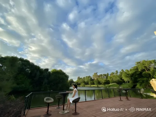 让天上的云飘起来 by Hailuo AI Video Generator
