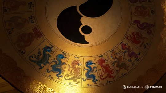 给我做一给我做一个生辰八字的短视频 by Hailuo AI Video Generator