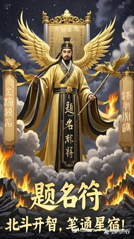 让图更形象地动起来就像神仙赐福的感觉 by Hailuo AI Video Generator