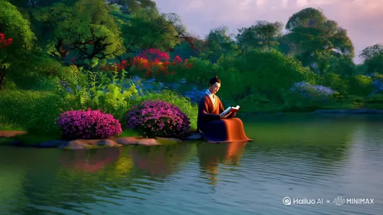 读"无用"的书，做"无用"的事，花"无用"的时间，耗"无用"的精力，因为人生最长远的目标，都在于那些不被功利衡量的无用。这些看似无用的东西，往往成为我们人生的关键时刻里最有用的东西。结合以上内容用中式审美做一个小视频 by Hailuo AI Video Generator