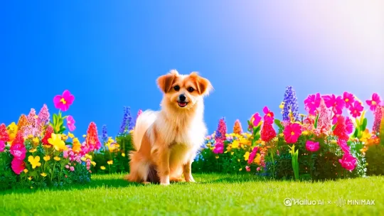 我的宝贝是只可爱的狗狗 by Hailuo AI Video Generator