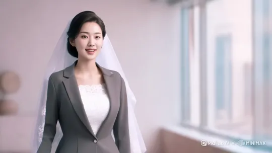 这是我的数字人替身新娘朱美龄女士，我是抖音号反诈达人作者，以后就由朱美龄女士代替我在短视频中出镜，和观众听众见面沟通学习，让她现在坐在讲台前面做一个自我介绍，向大众问好，希望得到大家的支持点赞评论。
内容为：我是抖音号反诈达人作者的数字人替身新娘朱美龄女士，初次见面还请大家多多关照！
以后就由我代表反诈达人作者出镜和大家见面沟通学习，我将根据目前社会反诈问题共鸣热点，以及国家反诈中心信息，及时更新内容，提醒大众时刻警惕不要上当受骗，还需要大家共同努力宣传，让更多人惊醒，明白哪些是骗局骗术，避免上当受骗。谢谢您的支持点赞评论！ by Hailuo AI Video Generator