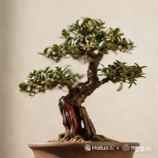 镜头移动动态跟随.一颗紫檀小树遇上天上掉下一滴泉水.紫檀小树吸收泉水之后.字条缓慢生长开花，然后喷出一大堆金元宝. by Hailuo AI Video Generator