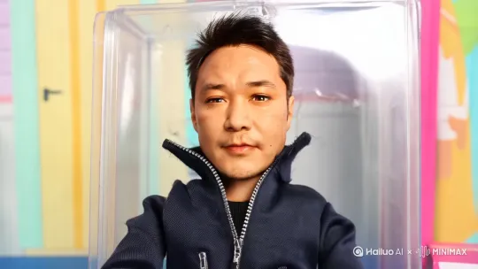 主角是个芭比娃娃里的肯，被装在包装盒子里，想挣脱出来 by Hailuo AI Video Generator
