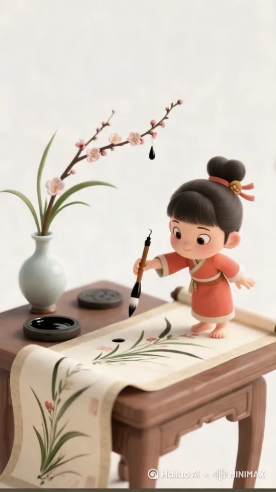 前后，跟随 by Hailuo AI Video Generator