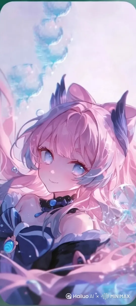 她眨了几下眼。 by Hailuo AI Video Generator