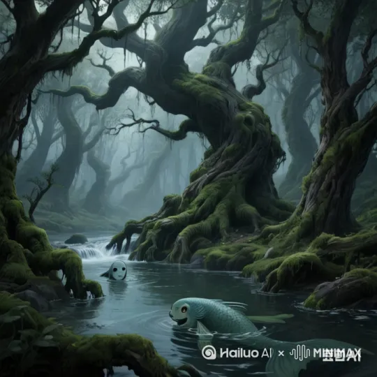 人鱼游动 by Hailuo AI Video Generator
