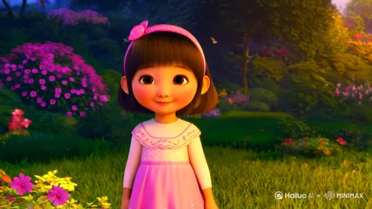 米米是个可爱女孩儿 by Hailuo AI Video Generator