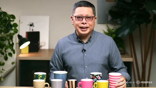 本人直播带货卖水杯，价廉物美不易碎裂 by Hailuo AI Video Generator