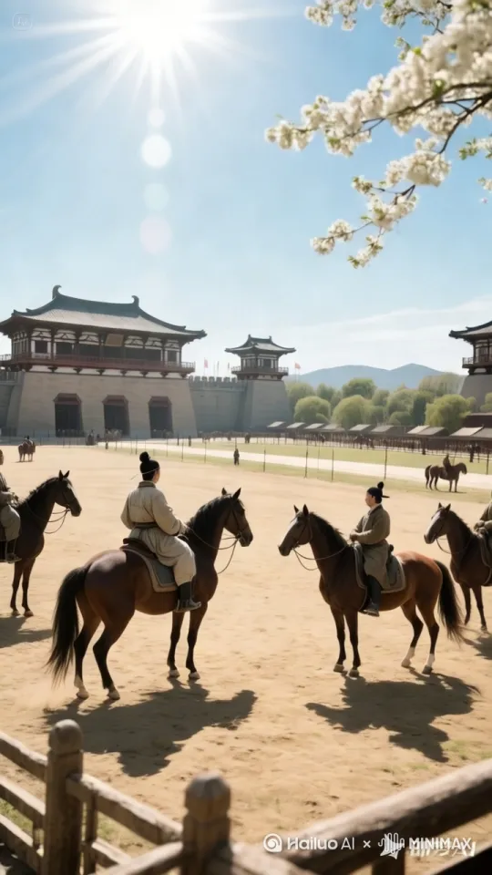 漫风卷起，训马师，训马。 by Hailuo AI Video Generator
