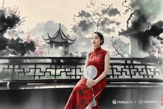 [推出,上升,下摇] by Hailuo AI Video Generator