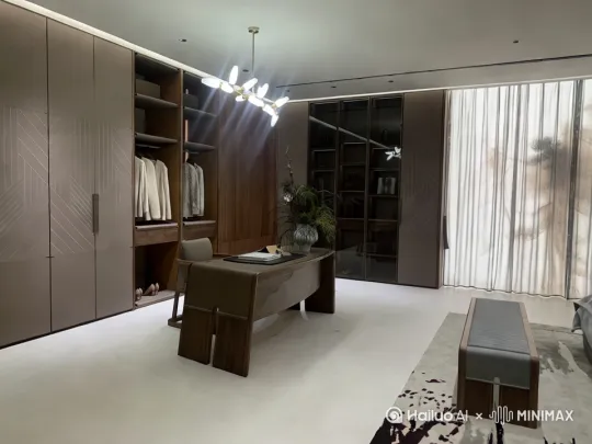 书房不同视角效果 展示跟客户 身临其境感受 by Hailuo AI Video Generator