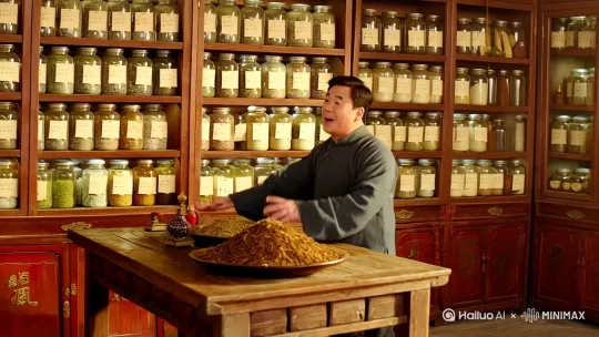 A：老王！你知道吗？黄芪简直是宝中宝！我最近天天用它泡水，以前爬个楼梯都喘，现在一口气上五楼，腰不酸腿不疼，精神头足得很！补气效果绝了！
B：那可不！我跟你说，黄芪用处多到数不清！我老婆生完孩子气血虚，我用黄芪炖汤给她补，不到半个月脸色就红润起来了！免疫力也蹭蹭涨，现在连感冒都少了！
A：对对对！我听中医说，黄芪还能固表止汗！我家孩子以前睡觉总盗汗，喝了黄芪粥，现在一觉睡到天亮，干爽得很！
B：何止啊！黄芪搭配当归，养血活血；配枸杞，养肝明目！夏天怕吹空调着凉，用黄芪煮水喝，脾胃都暖和了！简直是万能养生神器！
A：哈哈，下次咱多囤点！全家老小都能喝，这可比保健品强多了！纯天然，没副作用！
B：必须的！黄芪就是“补气之王”实至名归！以后养生就靠它了！ by Hailuo AI Video Generator