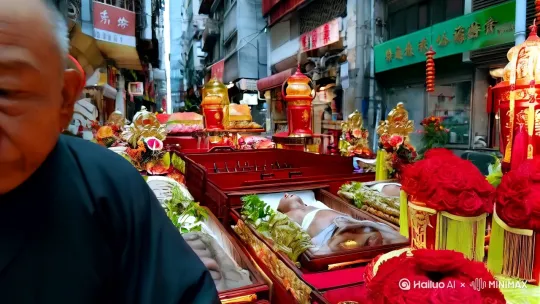 《破·地狱》围绕香港殡葬行业展开,以传统道教仪式“破地狱”为核心线索,交织着家庭、职业、生死与社会变迁的故事,呈现出一幅充满温情与现实张力的生命画卷。
故事主线:传统殡葬业的传承与突围
影片主角**文哥(许冠文 饰)是香港红磡殡葬街的资深从业者,坚守传统殡葬仪式多年,尤其以主持“破地狱”仪式闻名。随着年龄增长和行业变迁,他面临手艺无人继承的困境——唯一的女儿文玥(卫诗雅 饰)**是一名急救员,因童年目睹母亲离世的创伤,对殡葬业心怀抵触,更因传统“传男不传女”的行规,从未接触过家族事业。
一次意外事件打破平衡:文哥突发重病,临终前希望女儿能完成自己未竟的“破地狱”仪式。文玥在整理父亲遗物时,发现他多年来默默记录的仪式手札,逐渐理解殡葬业对逝者家属的精神意义。与此同时,竞争对手**魏道生(黄子华 饰)**的出现加剧了行业竞争——道生曾是保险经纪,转行后引入商业化手段(如豪华纸扎品、定制化葬礼),虽吸引年轻客户,却被文哥视为对传统的背离。
关键冲突:性别禁忌与代际和解
文玥的角色是故事的突破点:她不仅要克服对死亡的心理阴影,更要挑战殡葬业“女性不能主持仪式”的性别禁忌。在搭档**第七叔(秦沛 饰)**的暗中指导下,她开始学习“破地狱”的步法、咒语与仪式流程,过程中屡屡受挫——既有同行的质疑,也有自我认同的挣扎。
影片通过一场关键的葬礼戏推向高潮:某逝者家属坚持由文家主持“破地狱”,但文哥已无法行动。文玥身着道袍,在众人惊诧的目光中完成仪式:她以现代舞般的灵动步法刺破象征“地狱”的瓦片,跨越火盆,口中念诵着“破地狱,开生门”的祝词。这一幕既是对传统仪式的现代演绎,也标志着女性在父权行业中的首次突围。
副线隐喻:生死之外的“人间地狱”
除了殡葬仪式,影片通过多条副线折射现实困境:
• 魏道生的挣扎:他看似市侩,实则因中年失业被迫转行,自学遗体化妆、低价抢客,甚至用玛莎拉蒂纸扎品迎合客户虚荣心,反映香港底层民众的生存压力。
• 文哥的沉默父爱:临终前的遗书揭露他早想将手艺传给女儿,却因传统观念羞于表达,“破地狱”不仅是逝者的往生仪式,更是父女打破情感隔阂的象征。
• 行业变迁的缩影:红磡殡葬街与毗邻的红馆(演唱会场馆)形成对比,一边是死亡的肃穆,一边是生命的狂欢,暗喻现代社会对生死的割裂态度。
结局与主题:破地狱,渡众生
文哥离世后,文玥与道生从对立走向理解:前者坚守仪式的精神内核,后者带来创新服务,两人合力让殡葬业在传统与现代间找到平衡。影片最后,文玥再次主持“破地狱”仪式,镜头从破碎的瓦片摇向天空,台词“活人也要破地狱”点题——所谓“地狱”,不仅是宗教中的往生障碍,更是生者在现实压力、情感桎梏、社会偏见中挣扎的困境。
《破·地狱》以殡葬业为切口,探讨的却是每个人都需面对的生命课题:如何在破碎中重建意义,在告别中学会释怀,在传统与现实的裂缝中寻找前行的勇气。正如“破地狱”仪式所寓意的——打破的是外在的枷锁,渡的是内心的困顿。 by Hailuo AI Video Generator