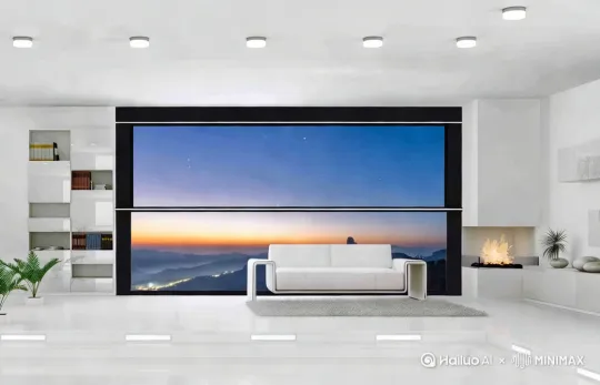 环境：强风吹动所有轻质物体
动态：头发和衣物剧烈飘动
背景：远处天空有变化的云层和闪电
光线：变化迅速
元素：可见雨点或雪花 by Hailuo AI Video Generator