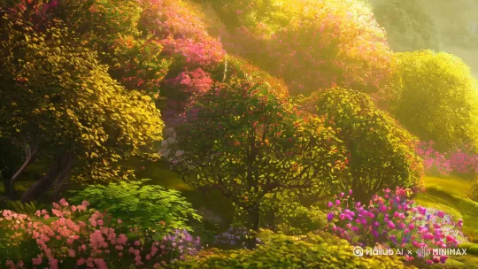 【文案创作】

------

🌟探索梦幻之境，邂逅视觉盛宴🌟

在这幅画中，我们仿佛踏入了一个被魔法点缀的奇幻世界。🌈色彩斑斓，如梦如幻，每一笔都蕴含着艺术家无尽的想象与深情。

🌳葱郁的树木与绚烂的花朵交织成一幅生机勃勃的画卷，它们似乎在低语，讲述着古老而神秘的故事。阳光透过树叶的缝隙，洒下斑驳陆离的光影，为这片土地披上了一层金色的纱幔。

🏰远处，一座座城堡矗立于云雾缭绕的山巅，它们巍峨壮观，仿佛是守护这片土地的古老卫士。城堡的塔尖在阳光下闪耀着耀眼的光芒，引领着我们去探寻那未知的秘密。

🌌天空中，繁星点点，与地面上的灯火交相辉映，构成了一幅璀璨的夜景。流星划过天际，留下一道道绚烂的尾迹，仿佛在诉说着关于愿望与梦想的故事。

🎨这幅画不仅是一场视觉的盛宴，更是一次心灵的洗礼。它让我们暂时忘却尘世的烦恼，沉浸在这份宁静与美好之中。让我们一同踏上这场梦幻之旅，去感受那份来自心底的感动与震撼吧！

------

希望这段文案能够准确传达出画作中的意境与情感，让你满意！ by Hailuo AI Video Generator