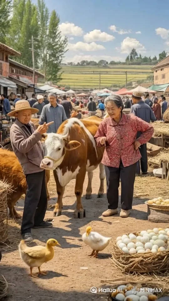 镜头移动，动态跟随，展现两个人史诗般的激烈打斗场面，两个人正在进行惊心动魄的中国功夫对决。左边的人右脚轻点地面，身体如旋风般旋转，左腿高高抬起，以一记凌厉的侧踢攻向对手的头部，速度极快。右边的人一个前滚翻躲开，起身时双腿连环踢出，腿影重重，令人眼花缭乱。两人的招式变化无穷，身影在环境中快速移动，忽左忽右，地面灰尘四起，展现出中国功夫的博大精深。周围的人欢呼雀跃、拍手叫好。 by Hailuo AI Video Generator