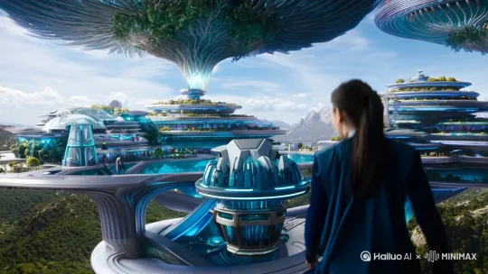 阿宇进入浮空城，发现这里隐藏着能连通现实世界与各个异次元的装置，而之前的魔怪正是邪恶力量通过装置漏洞投放的先锋部队。此刻，地球上的各个角落同时出现时空裂缝，无数魔怪涌出，城市瞬间陷入火海与混乱。画质清晰，人物真实[晃动] by Hailuo AI Video Generator