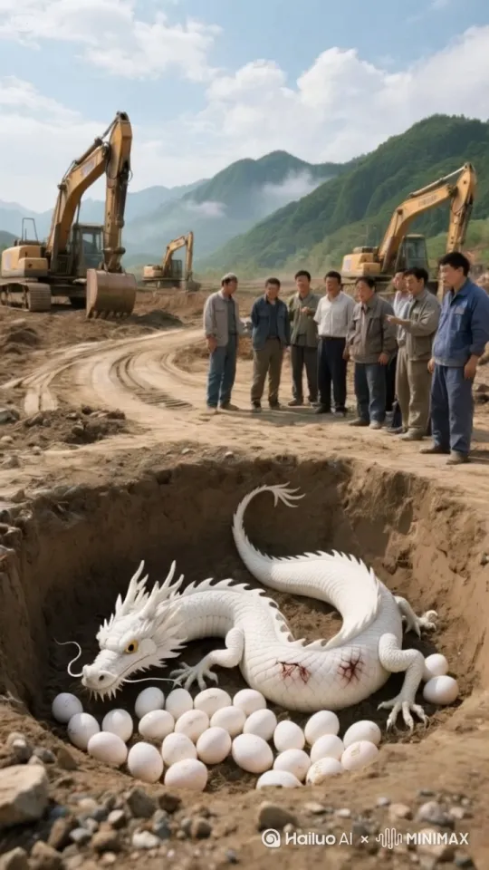 龙围绕着蛋缓缓移动，龙头摇动，嘴巴一张一合，镜头动起来，人物动起来
 by Hailuo AI Video Generator