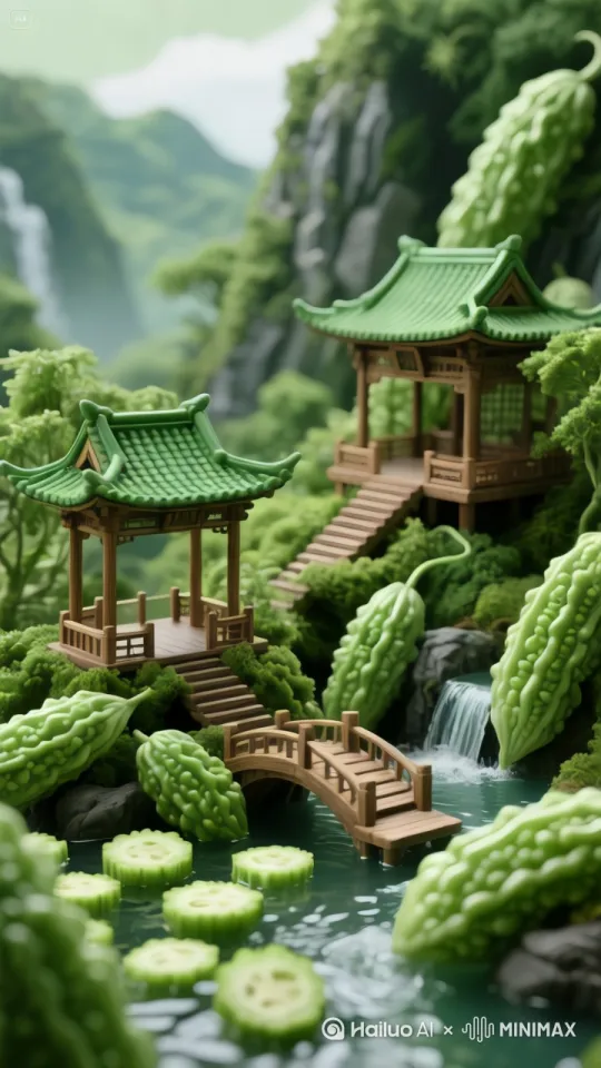 让水自然流动起来[推进,上升] by Hailuo AI Video Generator