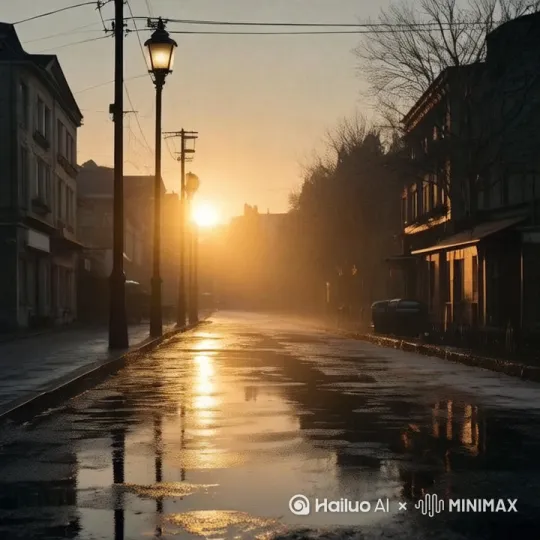 雨点落在地上 by Hailuo AI Video Generator