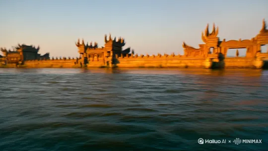 小海好！帮我以大清江为背景，生成一段"大清江画谷度假旅游"的详细内容视频？ by Hailuo AI Video Generator