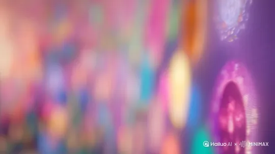 墙上纹路，是一个个生命，他们在另一个纬度里审视着人间，通过控制人类的喜怒哀乐来完成他们的成长 by Hailuo AI Video Generator