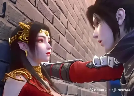 两人亲吻 by Hailuo AI Video Generator